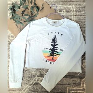 Aspen Colorado Crop Sweater